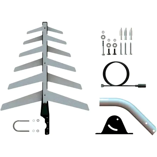 Kit Antena Externa Aquário UHF DTV-1500