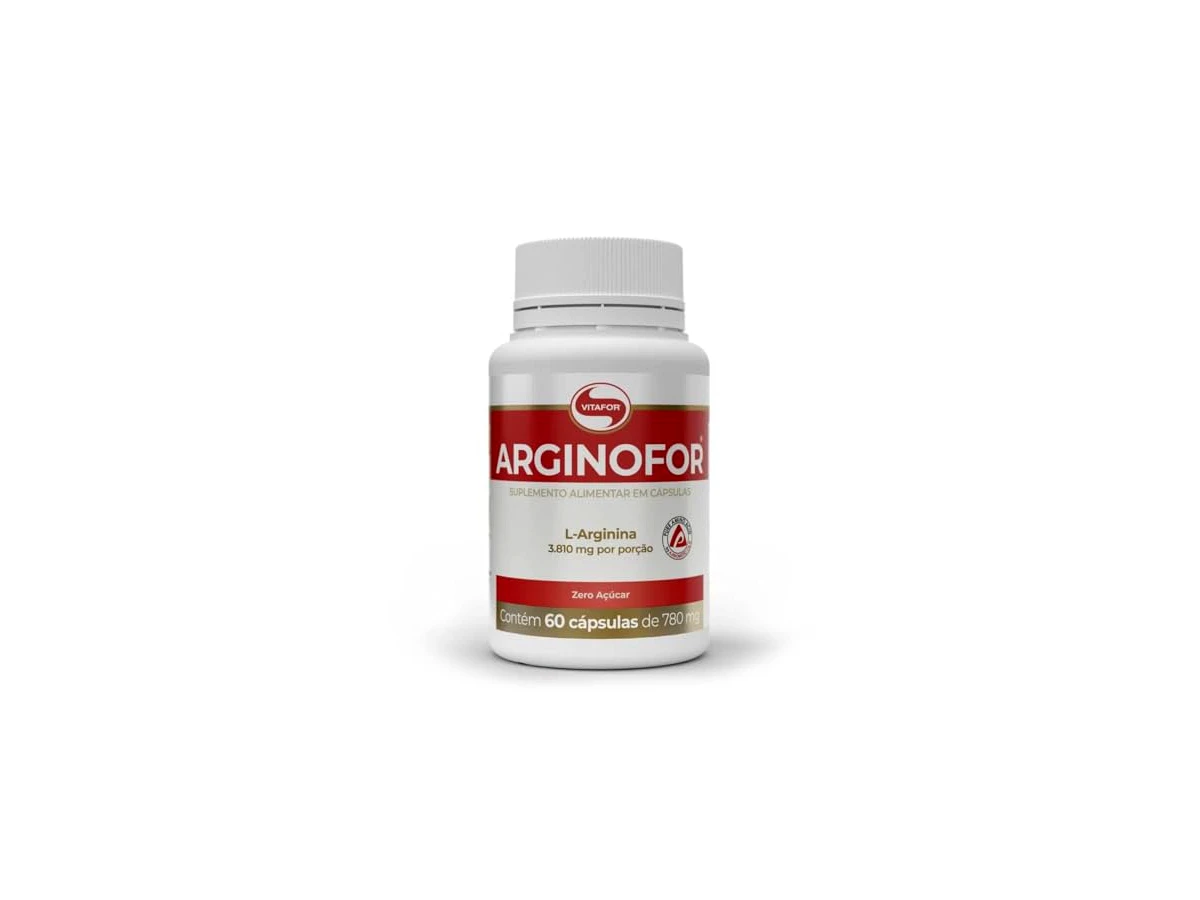 Arginofor L Arginina Vitafor 60 Cápsulas