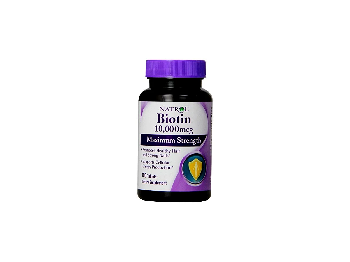 Biotina Natrol 10.000mcg Fast Dissolve Sabor Morango