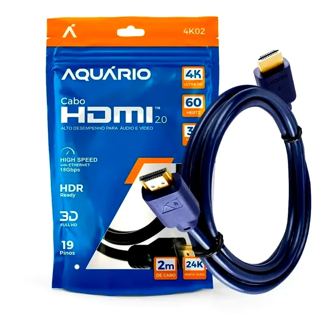 Cabo HDMI Chip 2.0 4K 2m