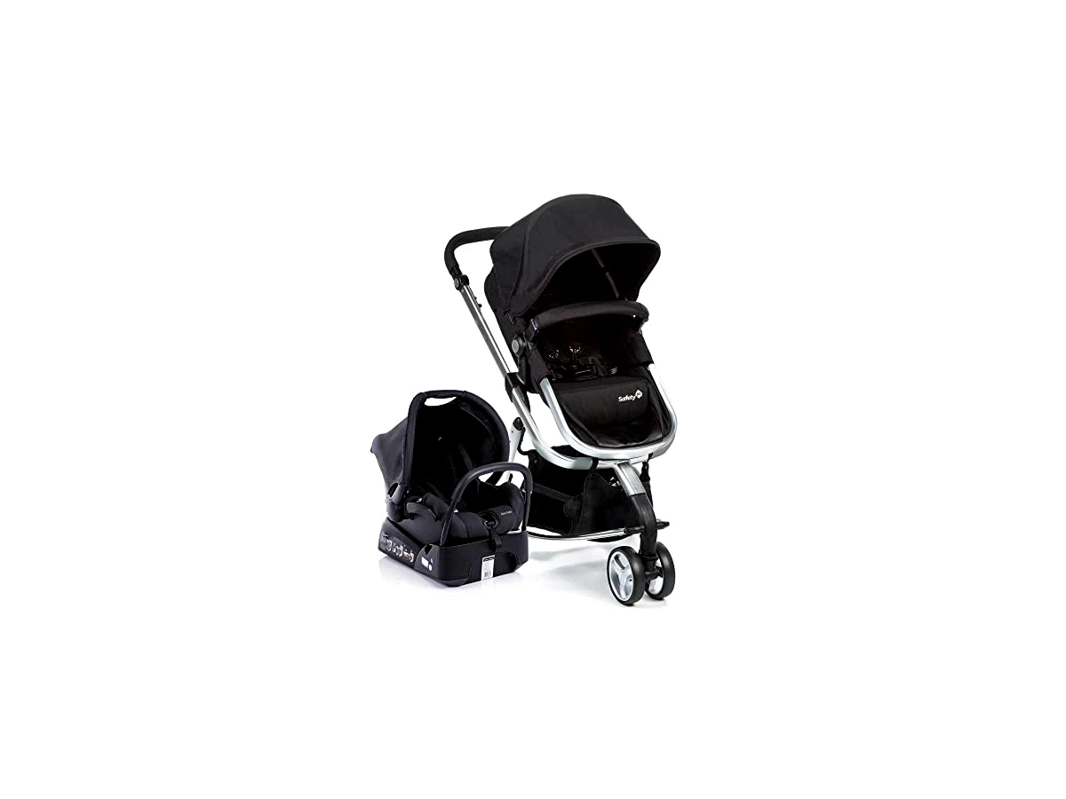 Safety 1st Travel System Mobi Trio com Moisés Trio Black & Silver