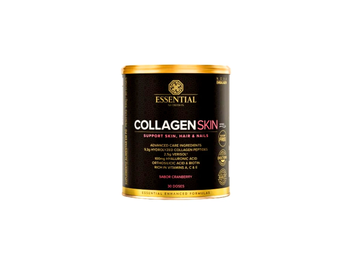 Collagen Skin Sabor Cranberry Lata 300g - Essential Nutrition