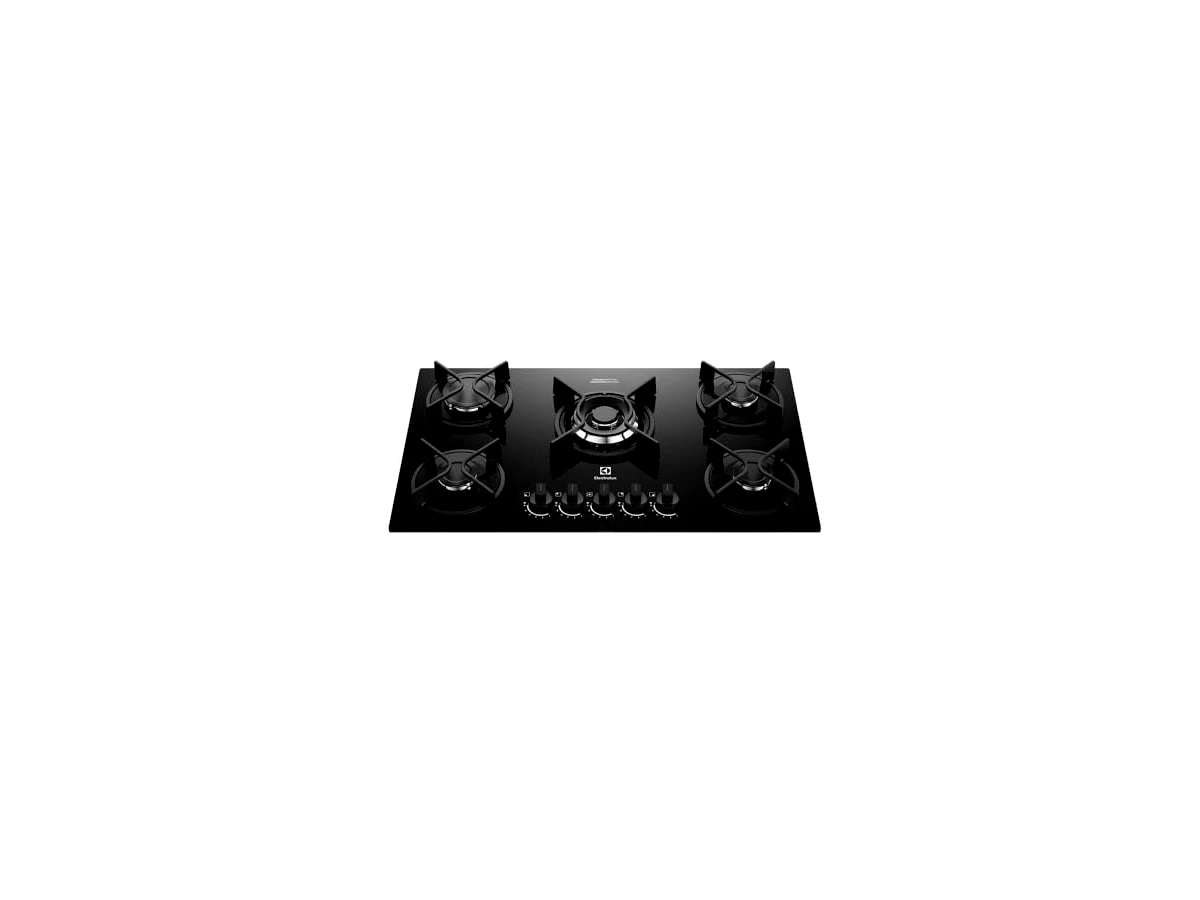 Cooktop a Gás 5 Bocas Electrolux Experience com Mesa de Inox (KE5XC)