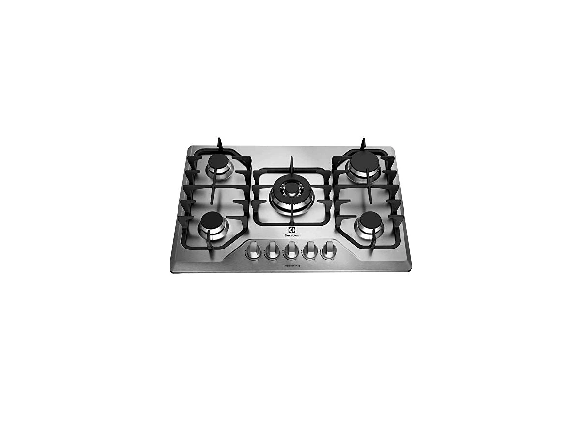 Cooktop a Gás 5 Bocas Electrolux Inox com Tripla Chama (GF75X)