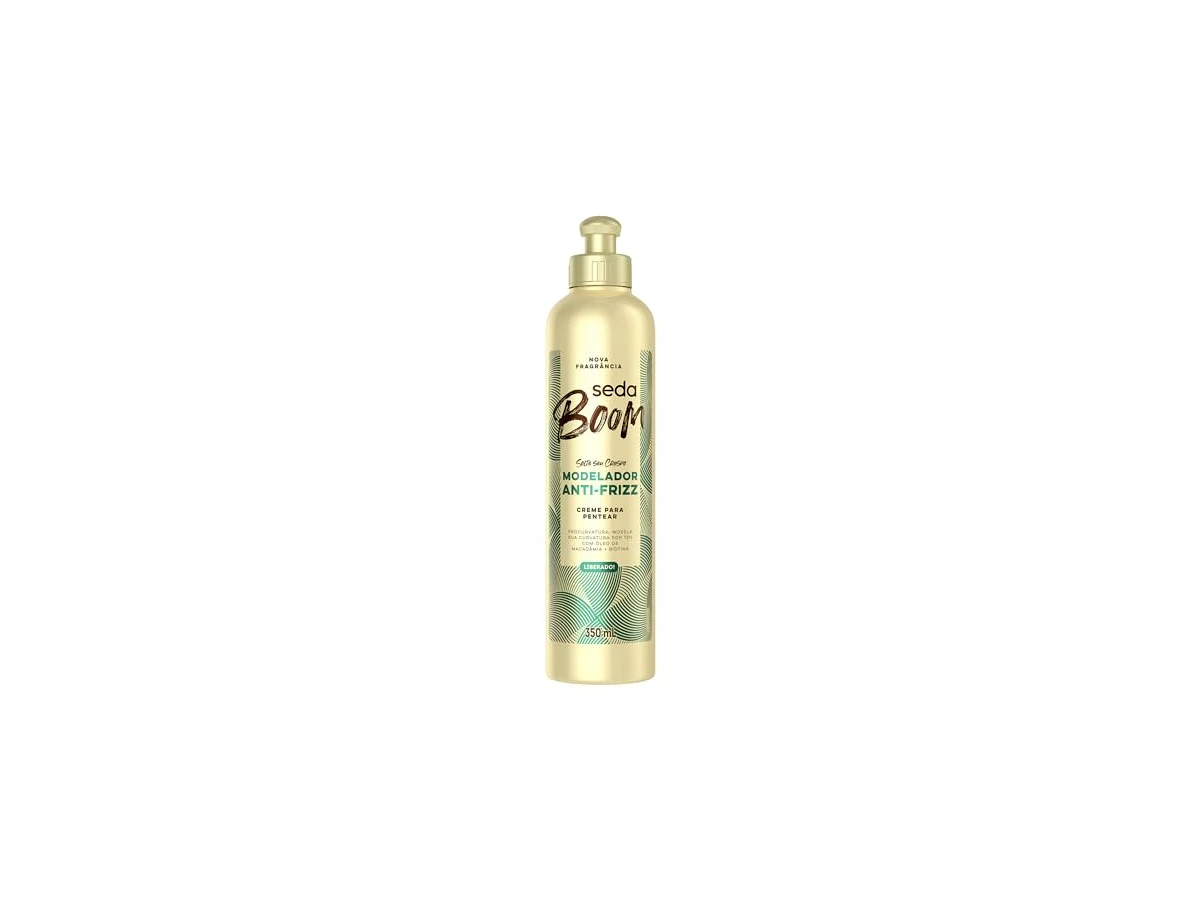 Creme para Pentear Seda Boom Crespo com Óleo de Amêndoa e Manteiga de Karité 350ml