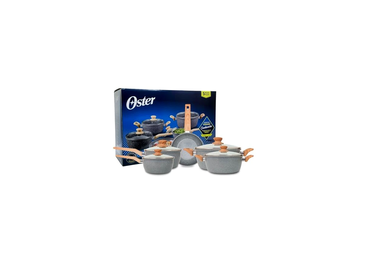 Oster Marble Edition 5 Peças Cinza