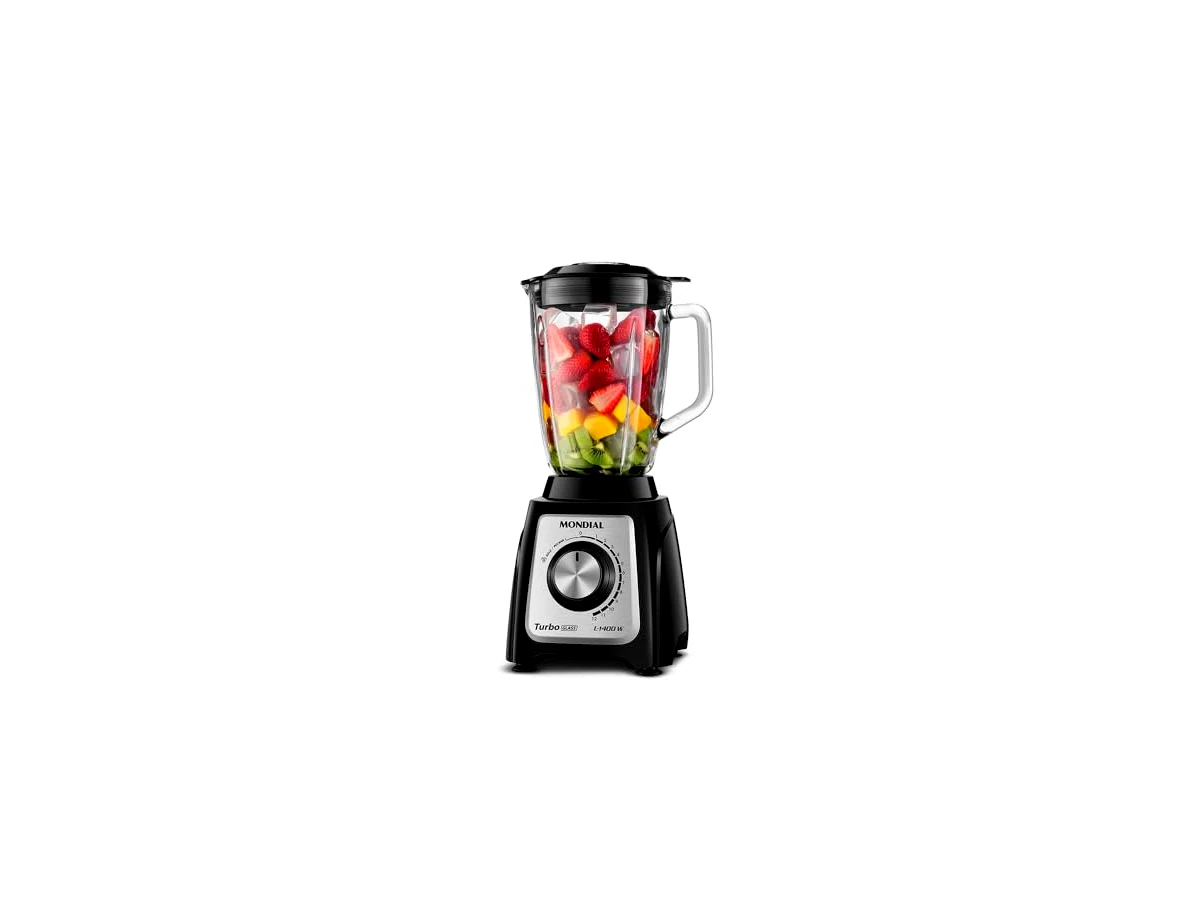 Liquidificador Mondial Turbo Glass L-1400-GI