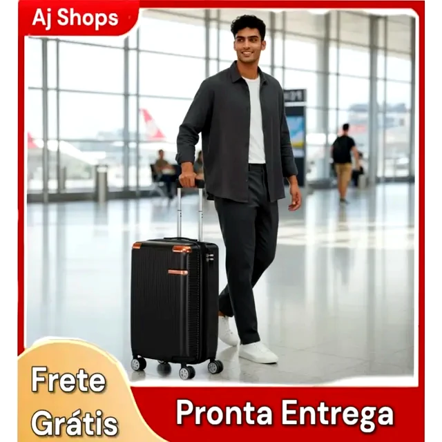 Mala de Viagem YGM Polipropileno Bordo 10kg 360º 2088