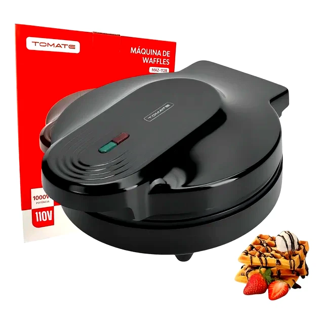 Máquina de Waffle Tomate 1000W MAZ-112A