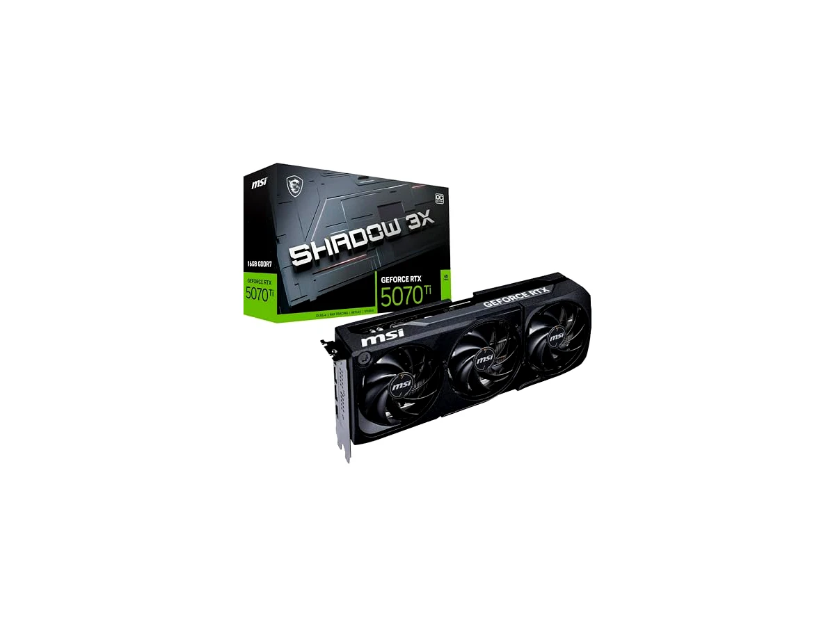 MSI GeForce RTX 5070 Ti 16G Shadow 3X OC