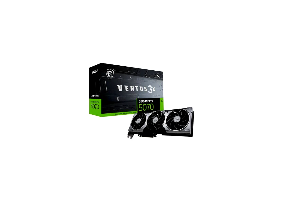 MSI Placa gráfica GeForce RTX 5070 12G VENTUS 3X OC