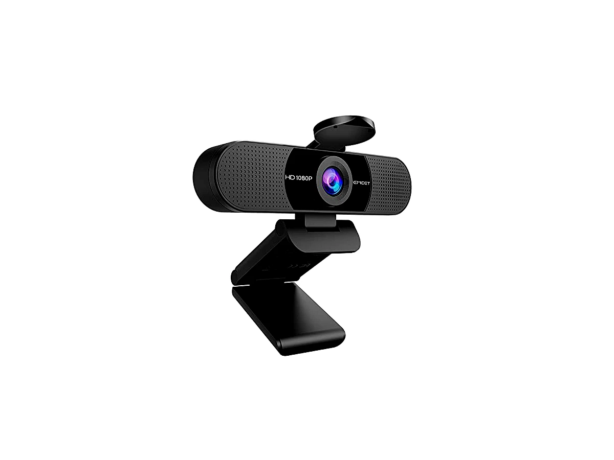 EMEET Webcam 1080p com microfone, câmera Web C960